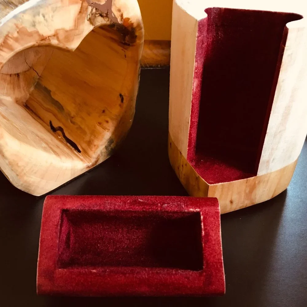 FIRM PRICE!  Amazing Artisan Made Wood Jewelry Box w/Hidden Compartments